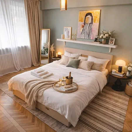 דירה Happy Place - 1-Bedroom Apartment With Workspace בוקרשט