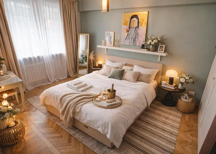 Lägenhet The Sunflower Retreat - Bright & Stylish 1br Bukarest